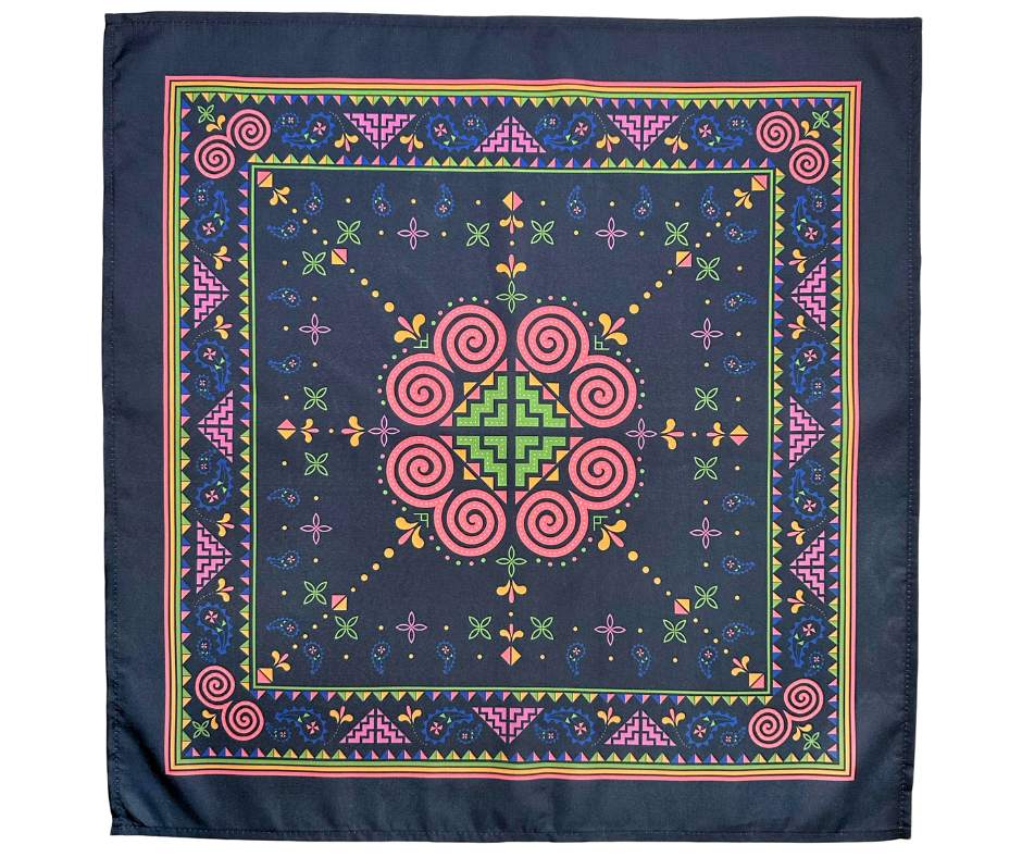 Multi Hmong Inspired Bandana