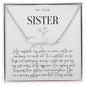 My Dear Sister (Personalized Name Necklace)