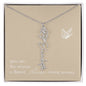 Blooms Name Necklace (Natural)