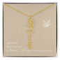 Blooms Name Necklace (Natural)