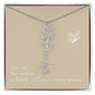Blooms Name Necklace (Natural)