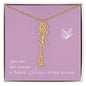 Blooms Name Necklace (Mauve)