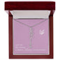 Blooms Name Necklace (Mauve)