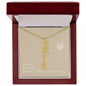 Blooms Name Necklace (Natural)