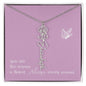 Blooms Name Necklace (Mauve)