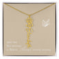 Blooms Name Necklace (Natural)