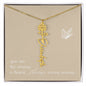 Blooms Name Necklace (Natural)
