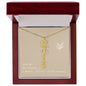 Blooms Name Necklace (Natural)