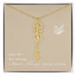 Blooms Name Necklace (Natural)