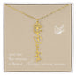Blooms Name Necklace (Natural)