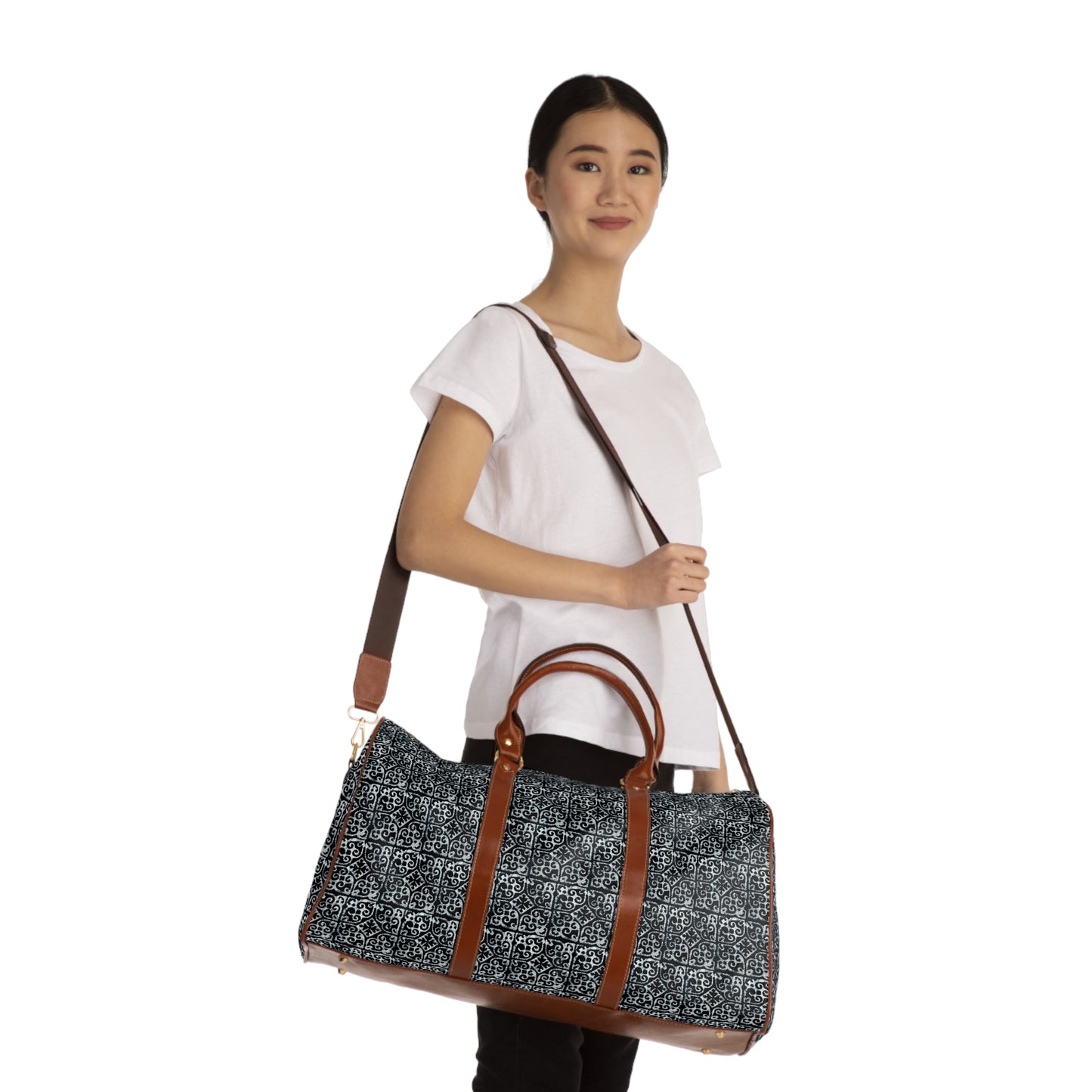 Dark Batik Vintage Waterproof Travel Bag